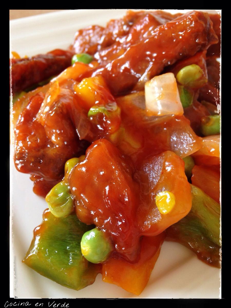 Seitán Casero Agridulce