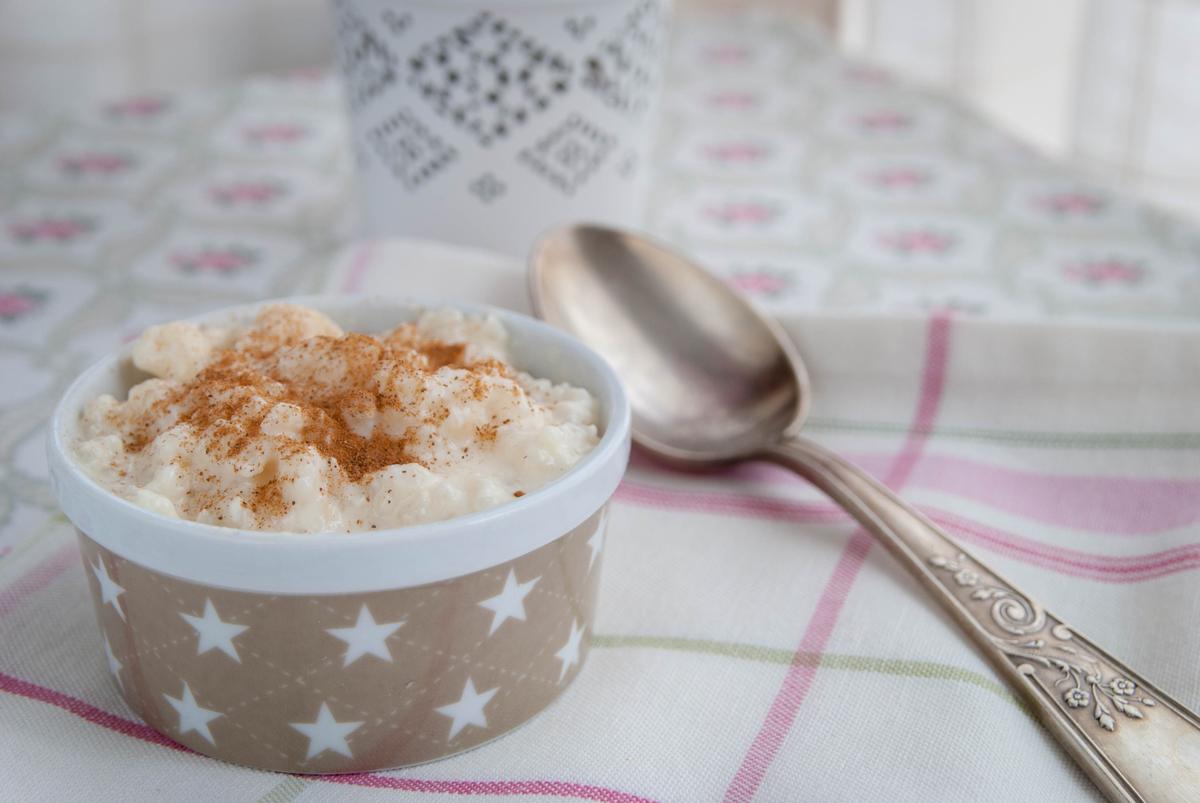 Arroz con leche cremoso