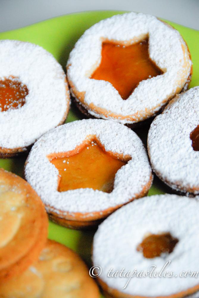 Galletas veganas con mermelada 