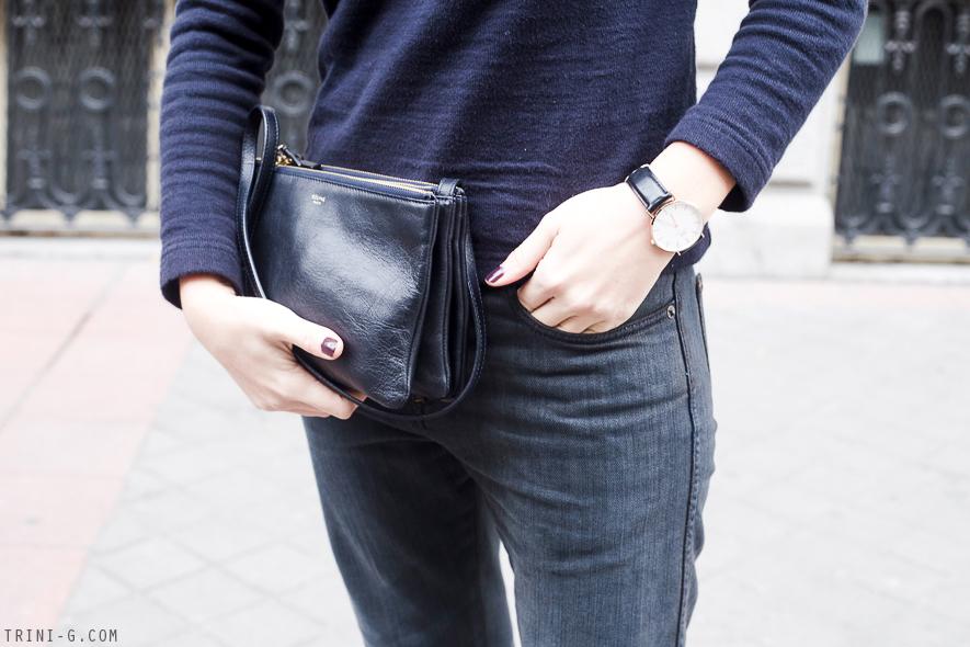 Trini | Celine navy trio bag