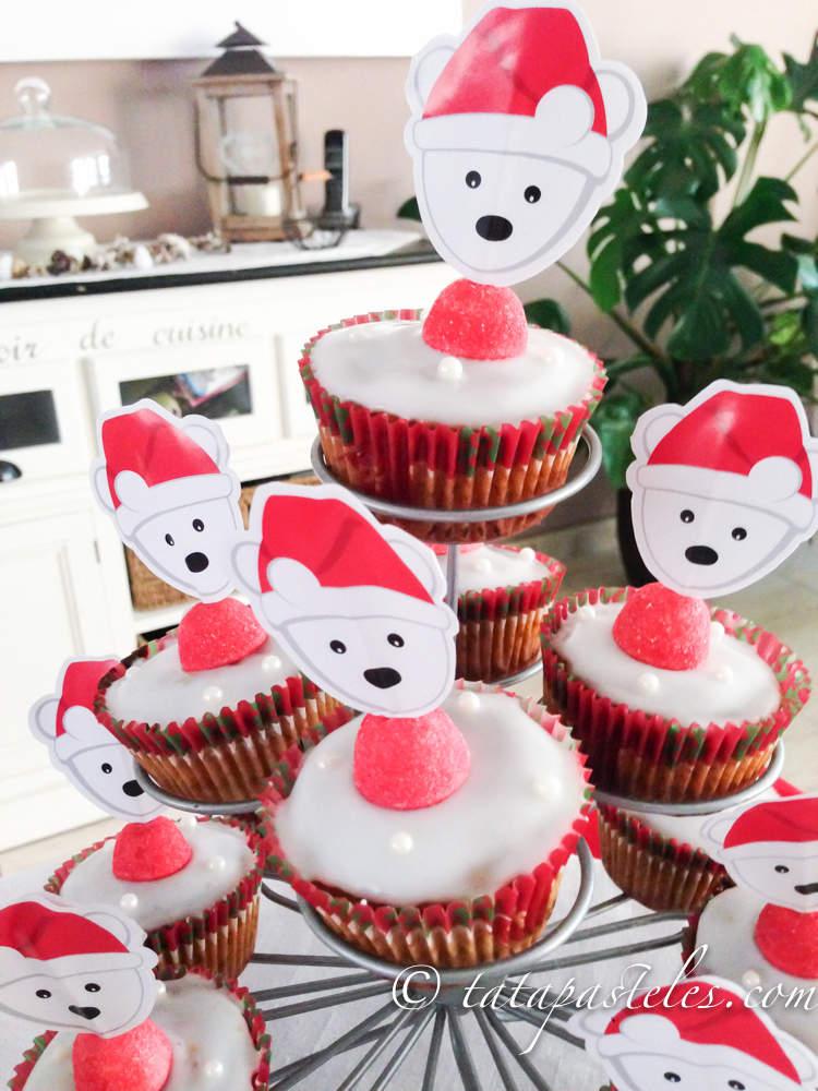 Cupcakes Veganos de fresas