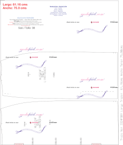 Imagen Miniatura del Forro de la Falda Fina Tipo Sastre para Mujeres Modelo MJ3324FF Talla 08