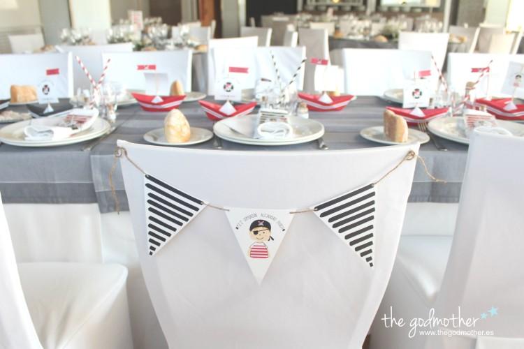 decoración mesa comunión pirata - decoración comunión pirata - comunión temática pirata - decoración mesa pirata
