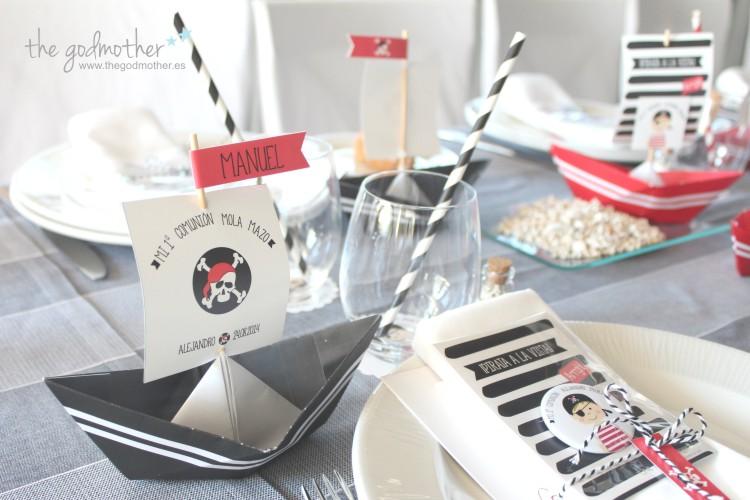 decoración mesa comunión pirata - decoración comunión pirata - comunión temática pirata - decoración mesa pirata 1