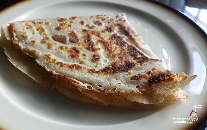 Crepes de jamón y queso - Yaestamosencasita.com