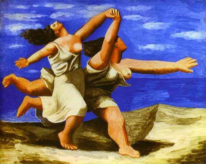 "Dos Mujeres Corriendo Por La Playa" - Picasso