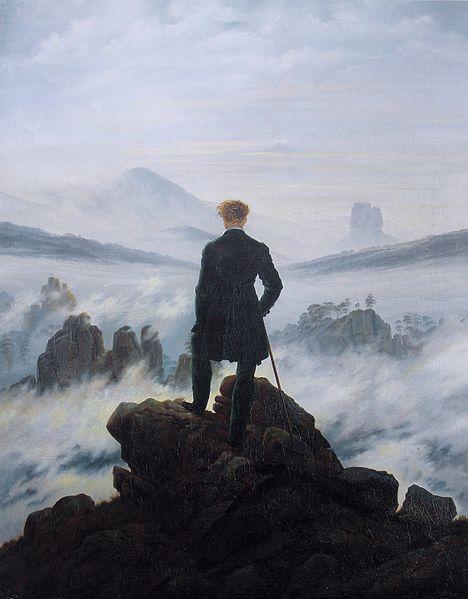 C. D. Friedrich - El caminante sobre el mar de nubes