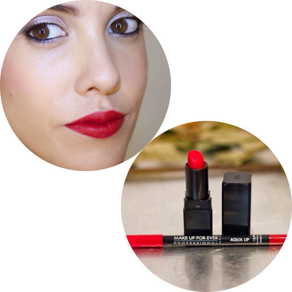 Labial Sangers de Illamasqua y aqua lip de MUFE