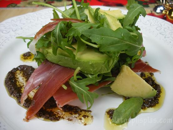 foto 2 ensalada de aguacate y jamón