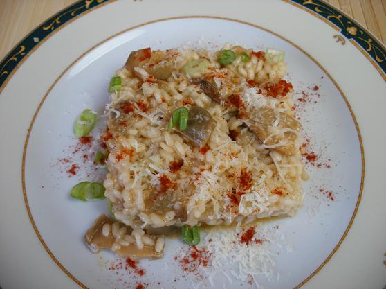 risotto de boletus al pimentón foto 2