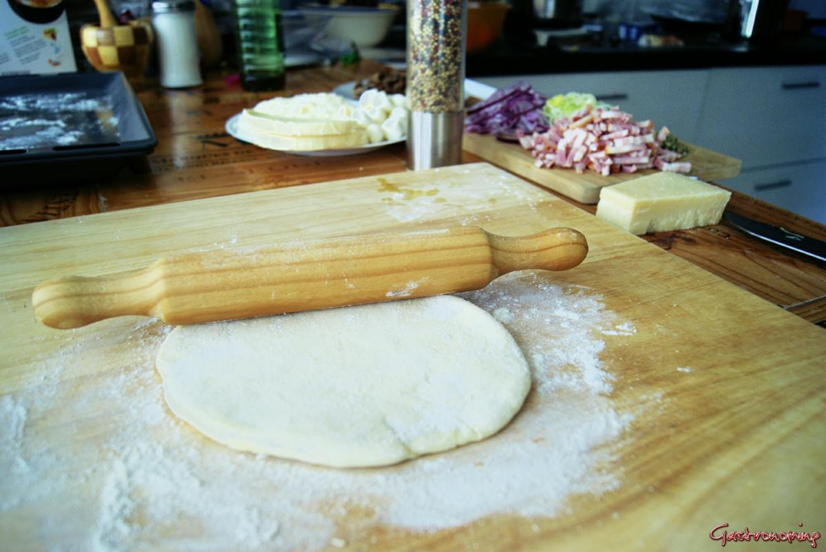 pizza bianca ai funghi