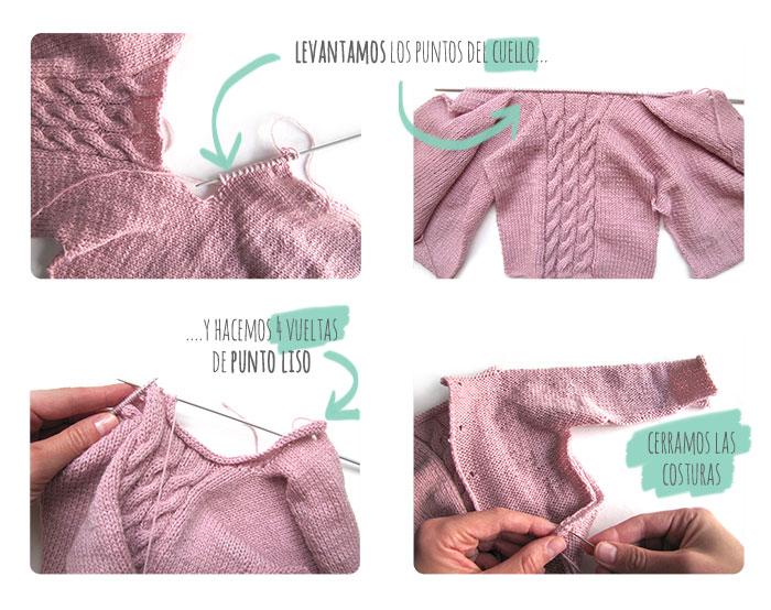 Cómo hacer un jersey de bebé a dos agujas – DIY | Manualidades