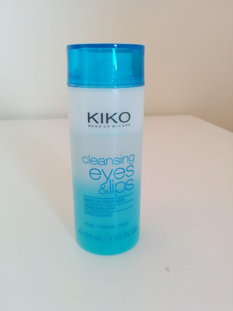 Opinión sobre el desmaquillante de ojos Cleansing eyes & lips de KIKO Milano