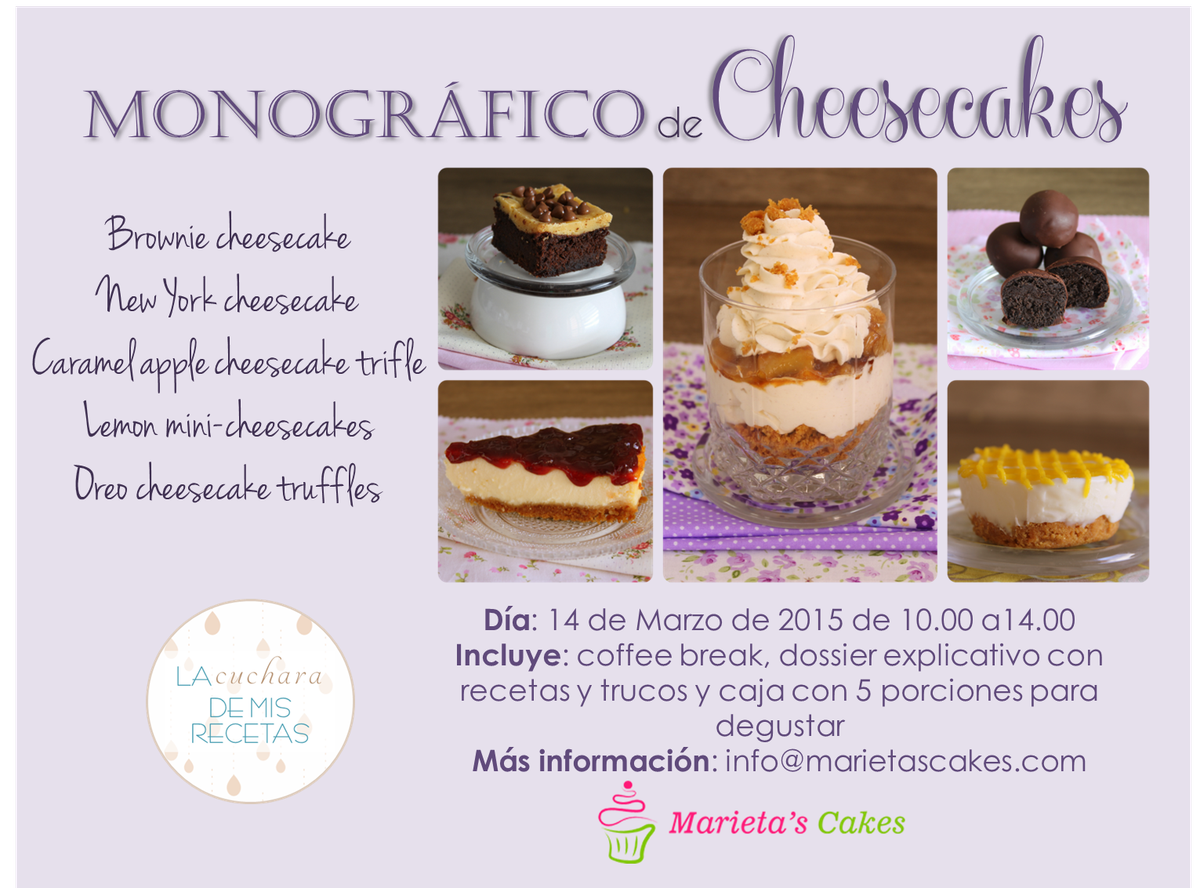 curso cheesecakes