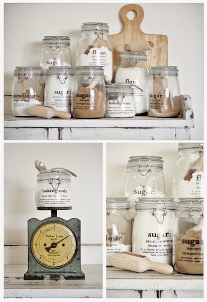 Diy Small&Lowcost botes decorados para la cocina | Decoración