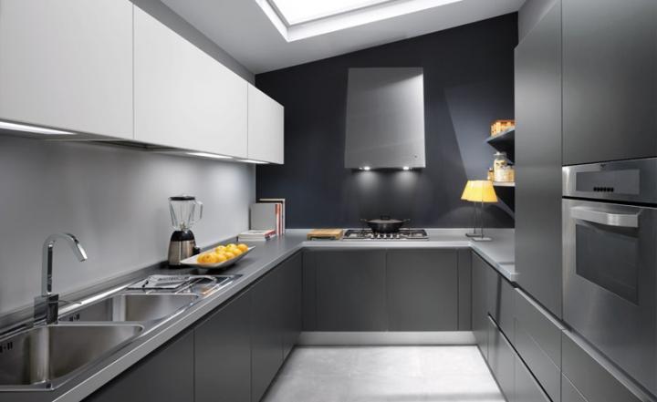 cocina gris addarq