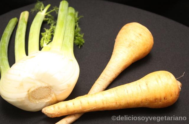 crema de chirivia y hinojo