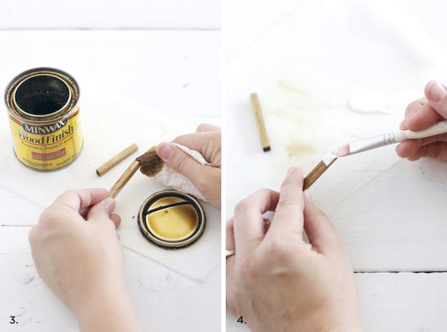 pendientes madera paso 1