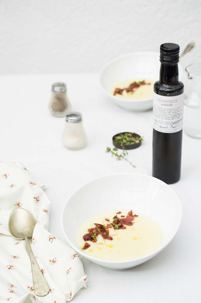 Crema de espárragos blancos