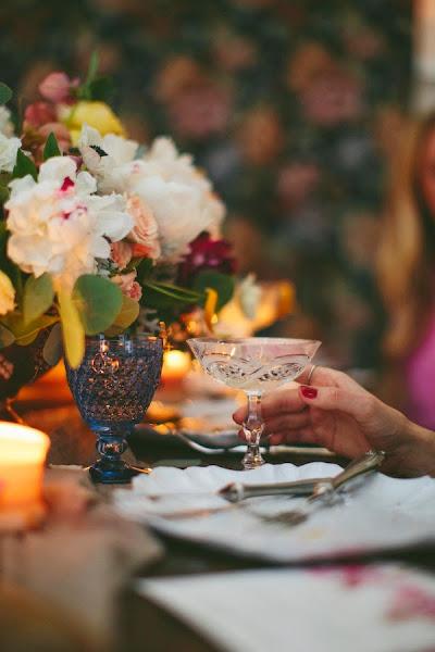 Mesa decorada para un brunch