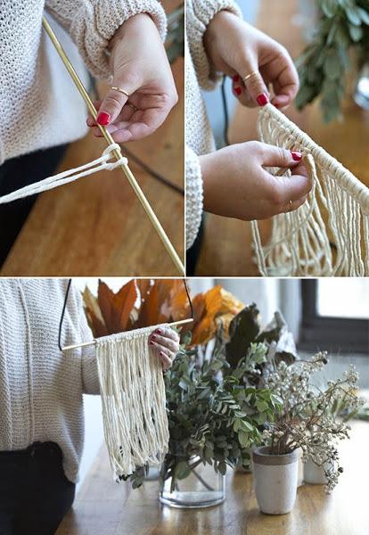 Tutorial arreglo floral para la pared