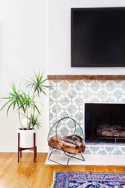 Decoración chimenea