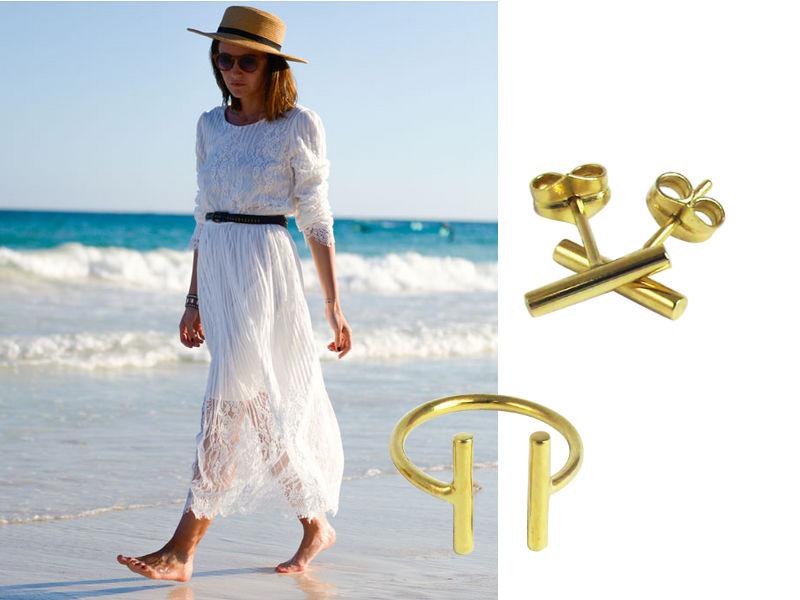 Foto: www.lovelypepa.com Joyas: Anillos y pendientes Sticks by Singularu