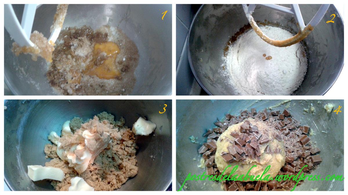 galletas de jengibre y chocolate