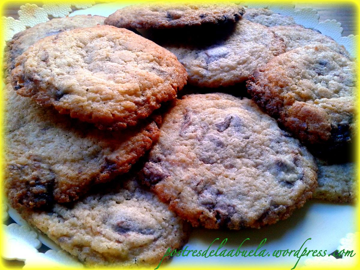 cookies de jengibre y chocolate