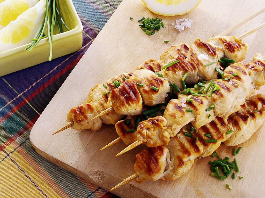 Pinchos de pollo