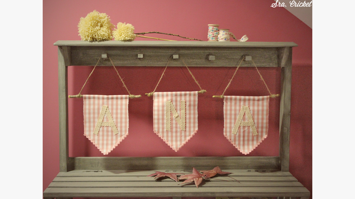 banderines de tela tutorial