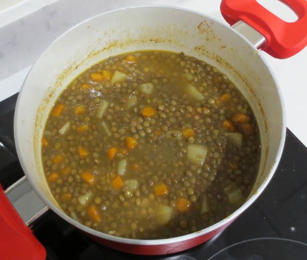 Lentejas con verduras