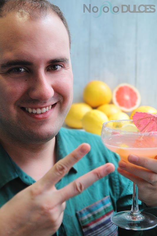 No solo dulces - Cockatil margarita de pomelo rosa