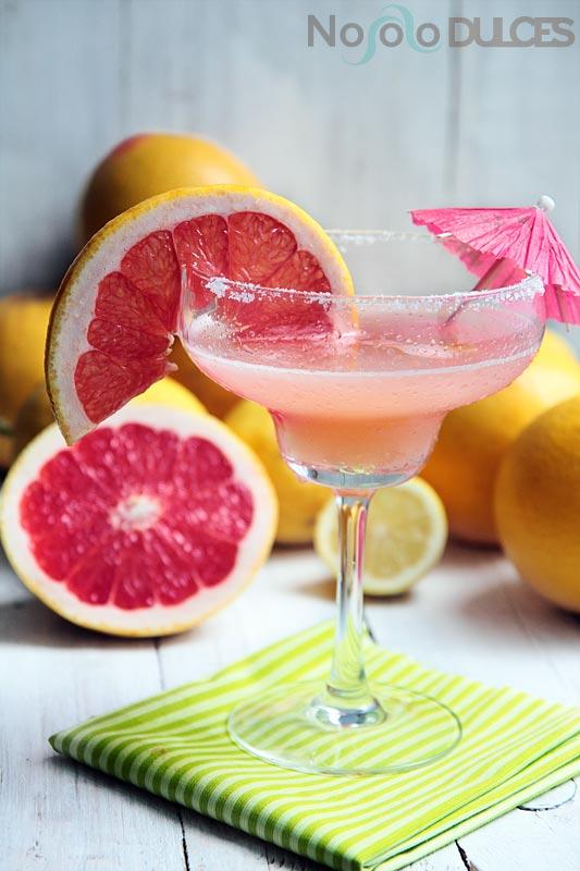 No solo dulces - Cockatil margarita de pomelo rosa