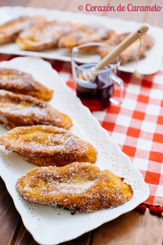 Torrijas con leche de Coco