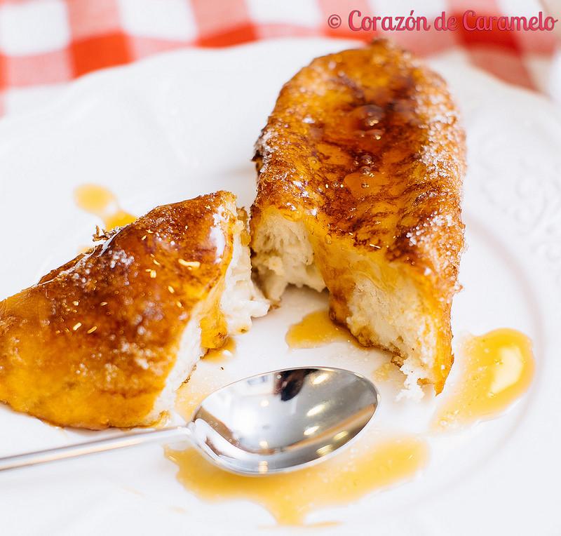 Torrijas con leche de Coco
