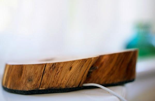 Reciclar - Base para móvil de madera handmade3