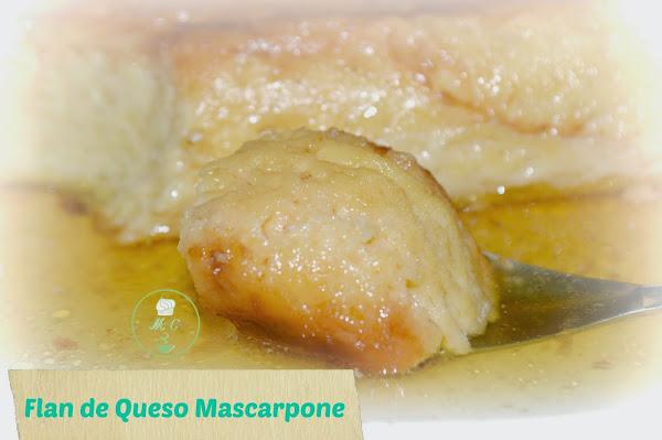 flan de queso mascarpone