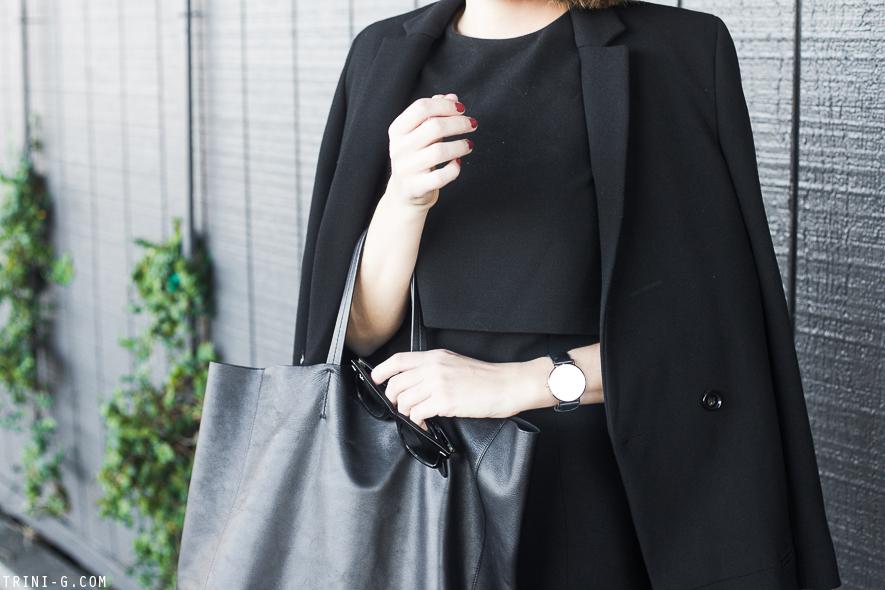 Trini |Celine cabas bag Daniel Wellington watch