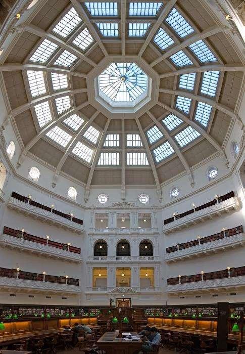 Biblioteca estatal de Victoria, Australia.