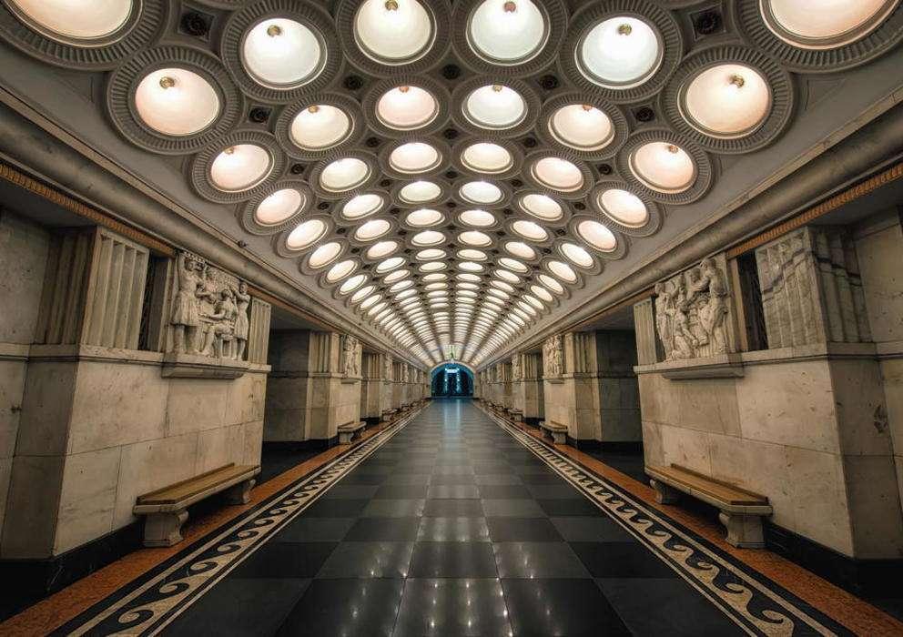 Estación de metro "Elektrozavodskaya", Moscú.