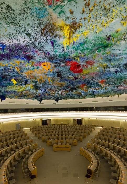 Cámara de los Derechos Humanos y de la Alianza de Civilizaciones de la ONU en Suiza.