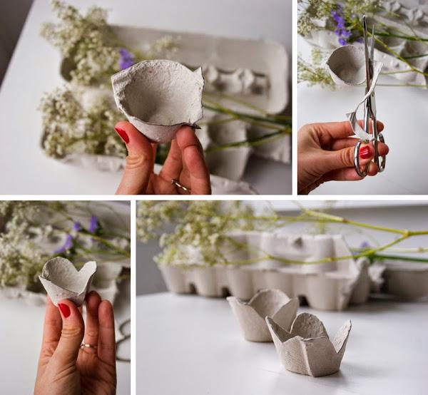 Diy flores con hueveras de cartón3