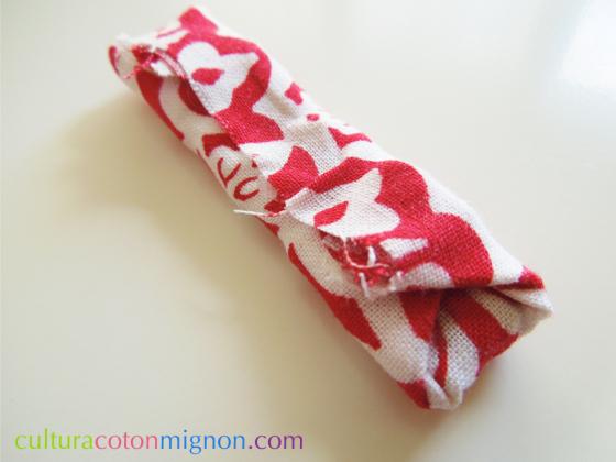 paso 6 hebilla de cabello