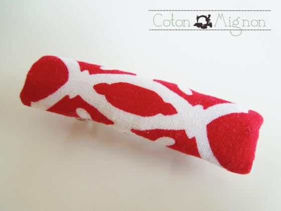 pinza para pelo de tela cultura coton mignon