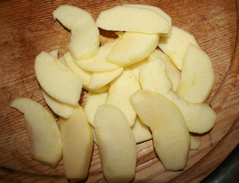 05. cortar la manzana para coca de manzana fit