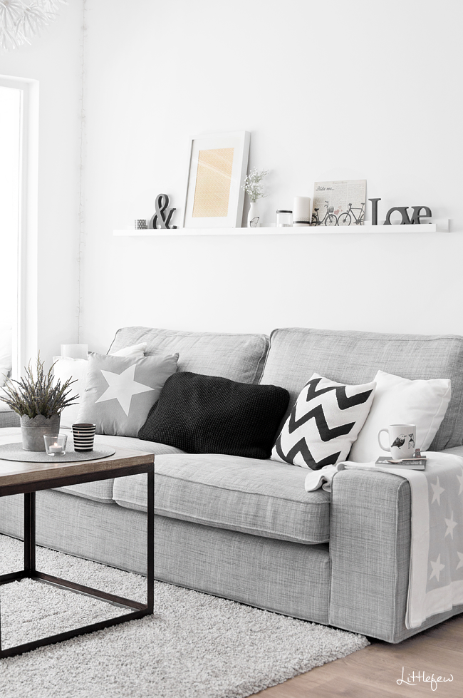 Decoración Nórdica Cojines grises