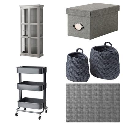Wish List de Decoración Nórdica en gris - Ikea