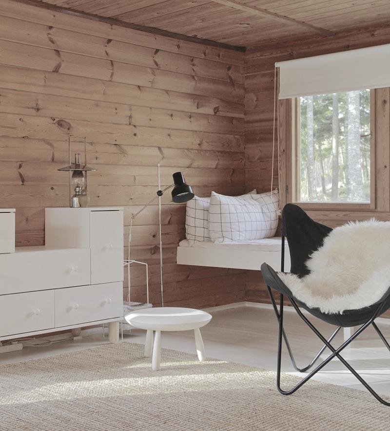 una casa cómoda en Finlandia