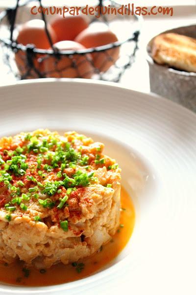 Revuelto de bacalao